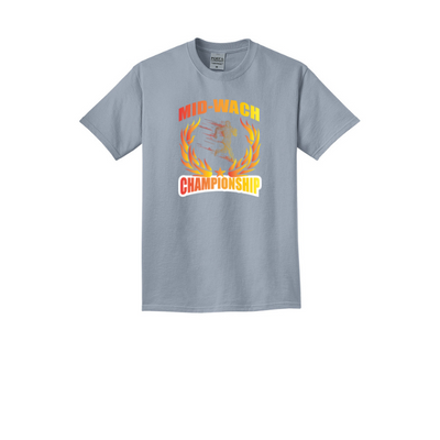 Campeonato de cross country de mitad de temporada: camiseta teñida en prenda Port & Company® Beach Wash® PC099