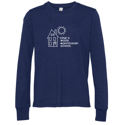 Camiseta unisex de manga larga para jóvenes Montessori de King's Wood (3501Y)