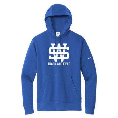Sudadera con capucha y logo Nike Club Fleece Sleeve del equipo Bishop Fenwick XC (NKDR1499)