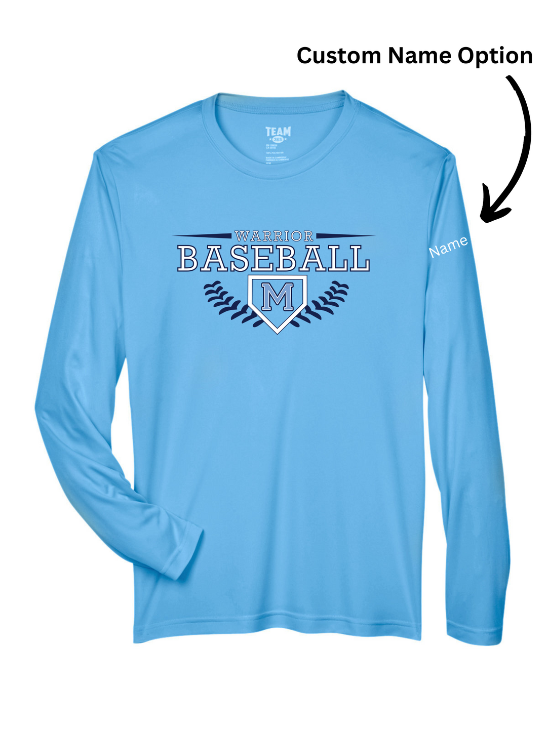Medfield Baseball - Men's Zone Performance Long Sleeve T-Shirt (TT11L)