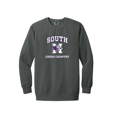 Nashua High School South Cross Country -Comfort Colors® Ring Spun Crewneck Sweatshirt (1566)