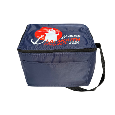 Bolsa térmica azul marino de 6 unidades para la carrera Falmouth Road Race 2024 (1691)