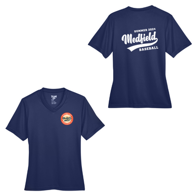 Camiseta de béisbol Medfield 12U para mujer (LST353)