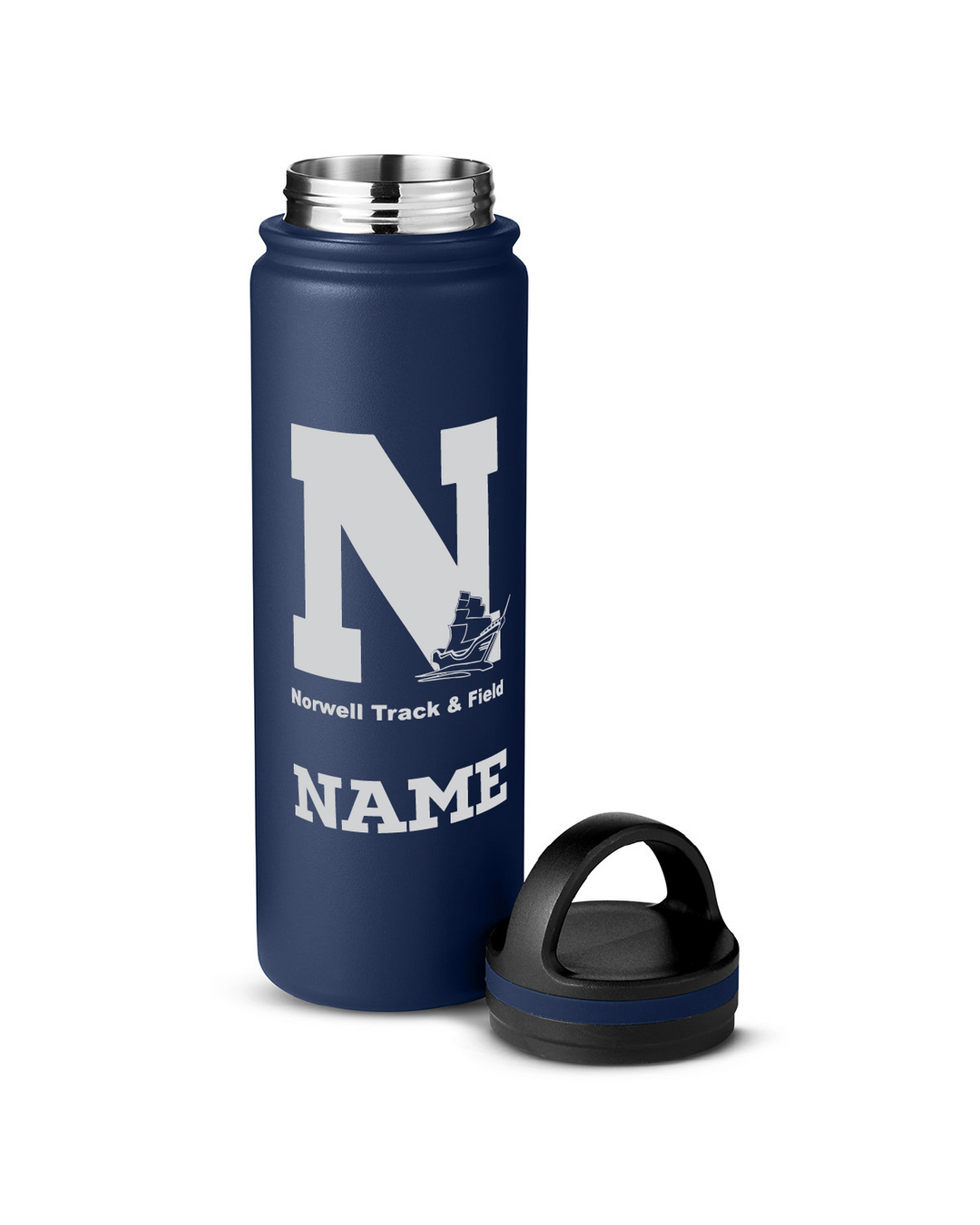 Norwell Track & Field- 24oz Vacuum Bottle Custom Laser Etched (CE051)