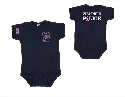 Walpole PD Breast Cancer Awareness Infant Baby Rib Bodysuit (4400)
