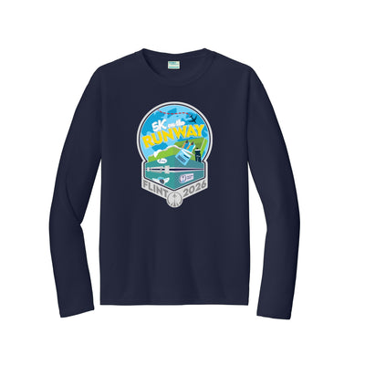 5K On The Runway - Camiseta deportiva de manga larga para hombre (PC380LS)