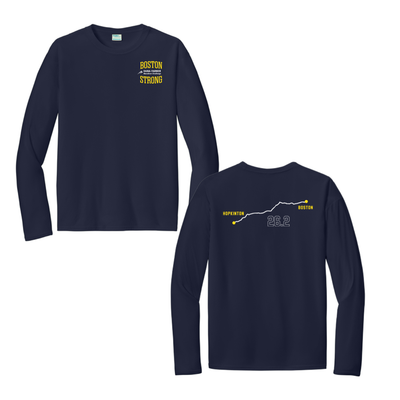 Jessica Dineen Boston Marathon Fundraiser- Men's Long Sleeve Performance T-Shirt (PC380LS)