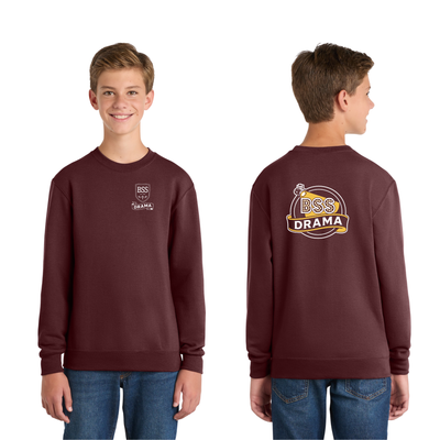 BSS Drama - YOUTH Core Fleece Crewneck Sweatshirt (PC78Y)