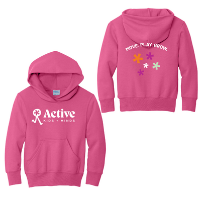 Sudadera con capucha de polar para jóvenes Active Kids & Minds (PC90YH)