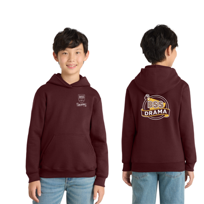 BSS Drama - YOUTH Fleece Pullover Hooded Sweatshirt (PC90YH)