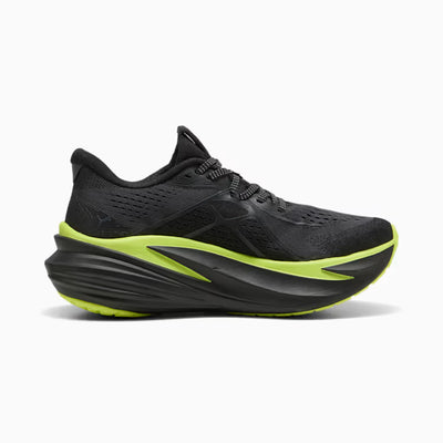 Women's Puma AMF1 MAGMAX NITRO 2 - PUMA BLACK-LIME SHIMMER-GREEN LUX