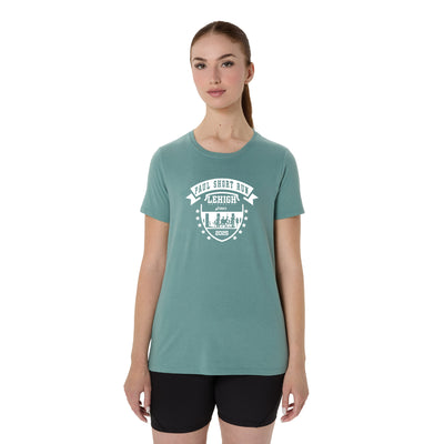 2025 Lehigh University Paul Short Run - ASICS Women's Short Sleeve Tee Celadon (2012D014) (PS-01)