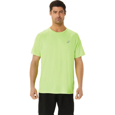 Asics Mens Ready Set Lyte Short Sleeve Hazard Green(2011C656)