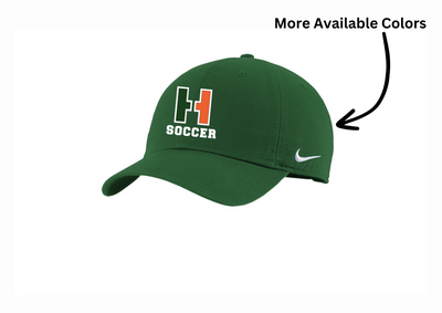 Gorra de sarga de algodón Nike Heritage para niñas de fútbol de Hopkinton (NKFB5677)