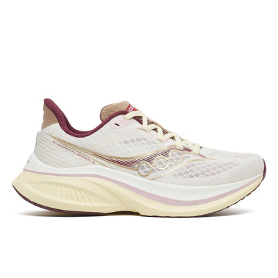 Women's Saucony Endorphin Speed 5 - Ivory/ Maroon