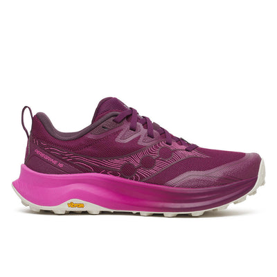 Women's Saucony Peregrine 16 - Plum Mulberry
