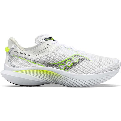 Saucony Kinvara 14 para mujer, color blanco y azul marino (S10823-75)