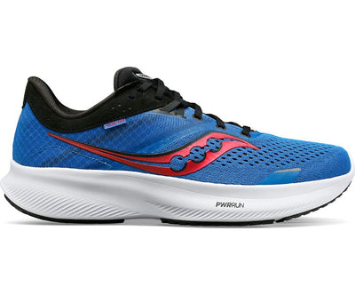 Saucony Ride 16 Wide para hombre, color Hydro/negro (S20831-16)