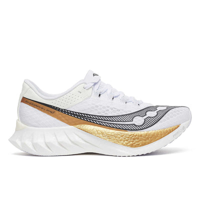Saucony Endorphin Pro 4 para hombre - Blanco dorado