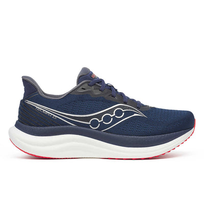 Saucony Triumph 23 para hombre - Azul marino y rojo