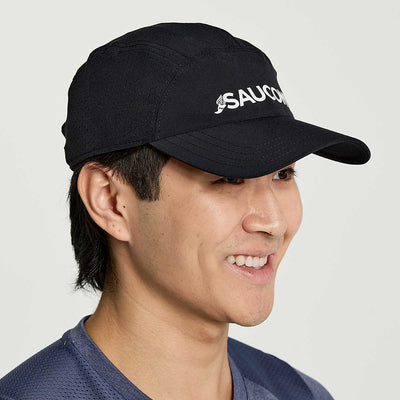 Saucony Outpace Hat - Black - UNISEX (SAU900013-BKGR)