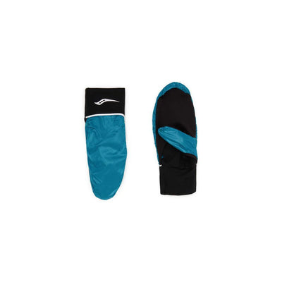 Saucony Hurricane Convertible Mitt (Solstice) - Black/Lagoon (900033-BK)