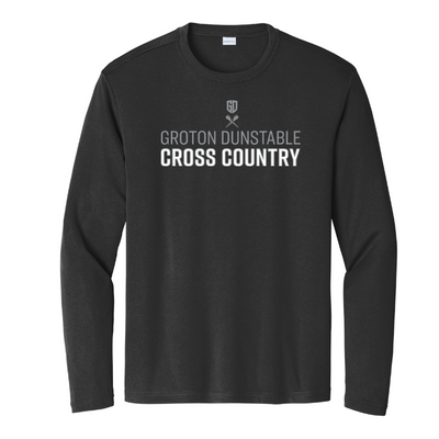 Groton Dunstable Cross Country - Camiseta larga Steeve de alto rendimiento para hombre (ST350LS)