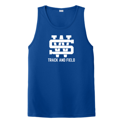Impact Running Club - Camiseta de tirantes para competición masculina (ST356)