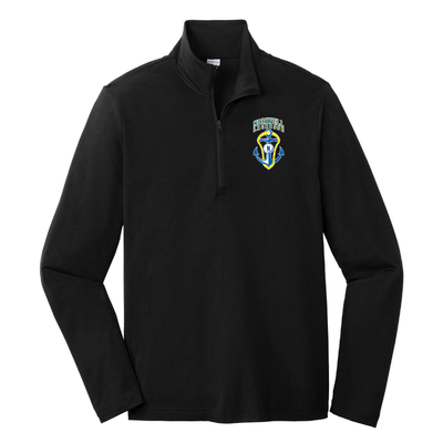 Suéter de lacrosse juvenil femenino Norwell - Triblend con cremallera de 1/4 para hombre (ST407)