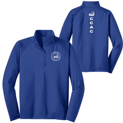 Cape Cod Athletic Club - Jersey Sport-Tek® Sport-Wick® elástico con cremallera de 1/4 para hombre (ST850)