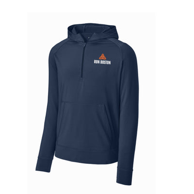 Waterfront 5K - Sport-Tek® Sport-Wick® Stretch 1/2-Zip Hoodie- True Navy (ST856)