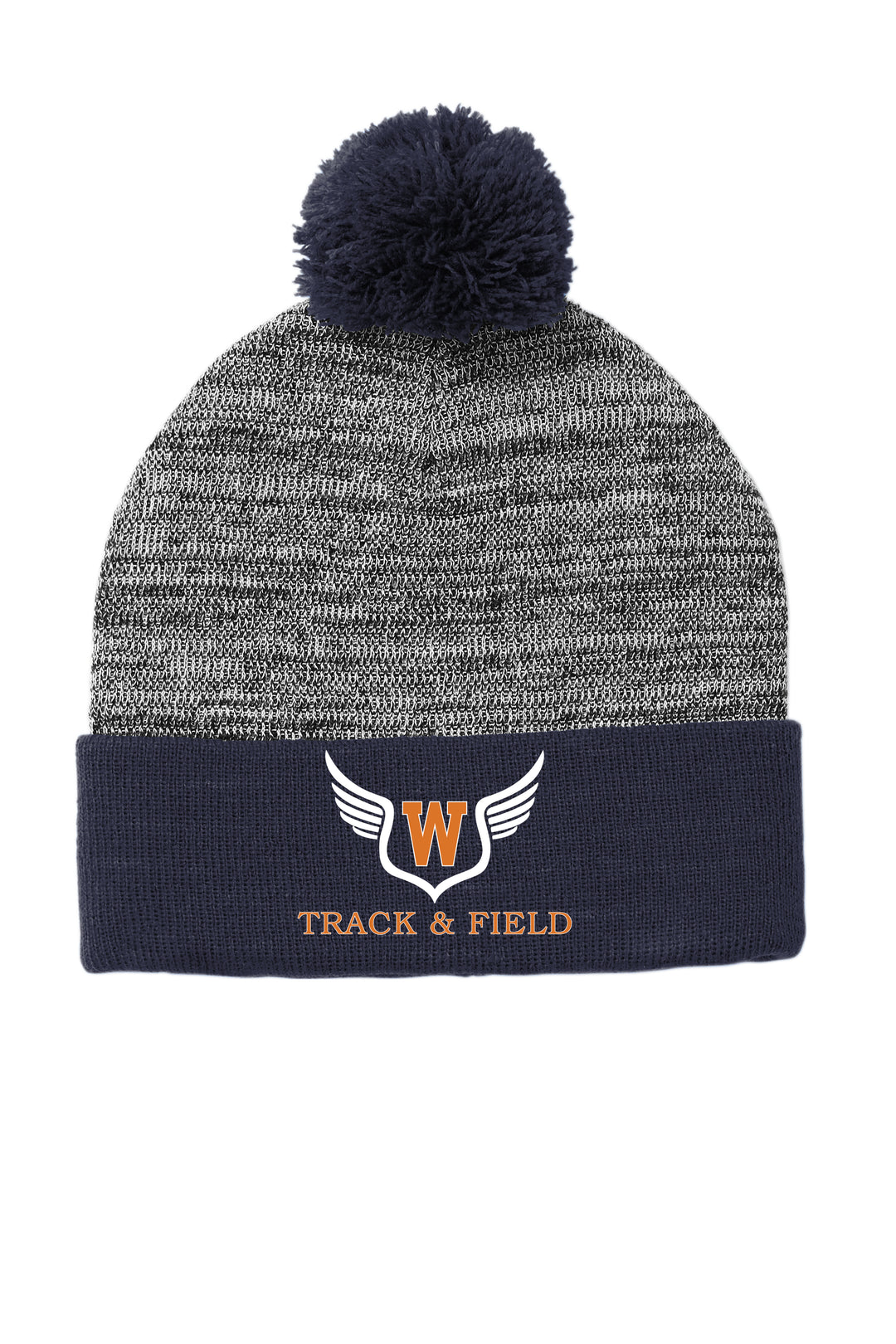Walpole Track & Field Pompom Beanie Hat (STC41)
