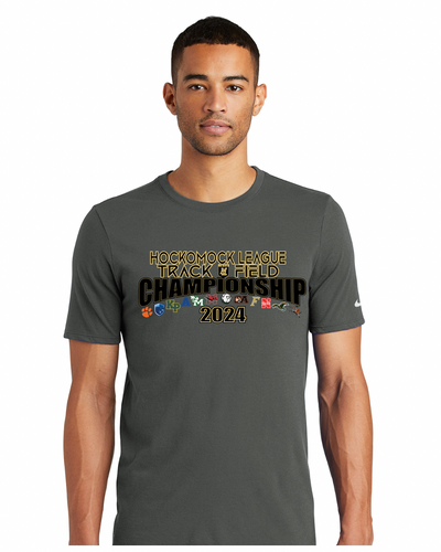 Campeonato de atletismo de Hockomock: camiseta de algodón y poliéster Nike Dri FIT (NKBQ5231)