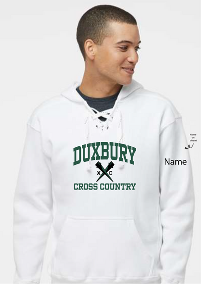 Sudadera con capucha y encaje Duxbury Cross Country Sport (JA8830)