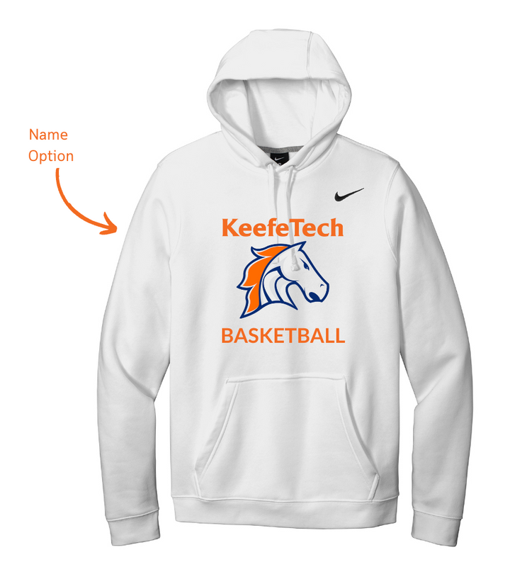 Keefe Tech Basketball - Nike Club Fleece Pullover Hoodie (CJ1611)