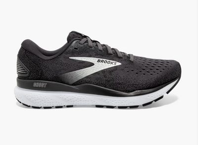 Brooks Ghost 16 para hombre, negro, gris y blanco (1104181D090)