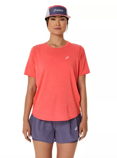 ASICS Women's Road SS Top - Coral Reef (2012C969)