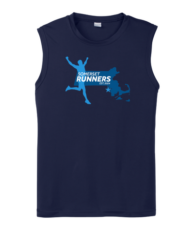 Somerset Runners - Camiseta deportiva sin mangas para hombre (ST352)