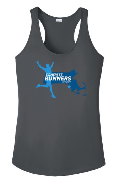 Somerset Runners - Camiseta de tirantes deportiva de alto rendimiento para mujer (LST356)