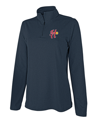 Walpole Softball - Women's Heathered Eco-logic Stretch 1/4 Zip (5468)