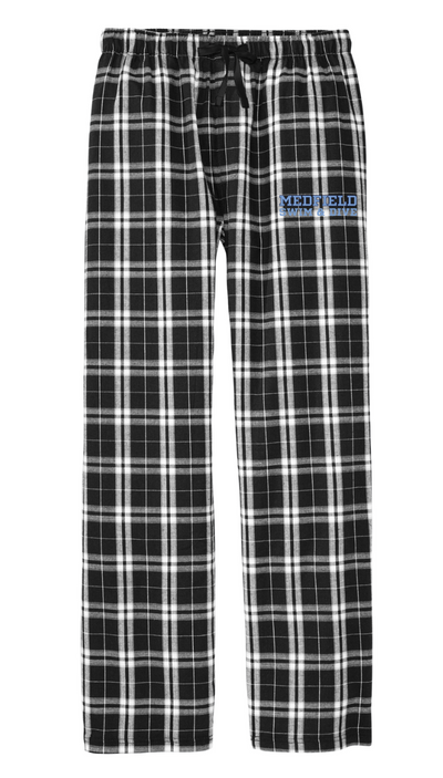 Medfield Swim & Dive - Adult Unisex Flannel Plaid Pant (DT1800)
