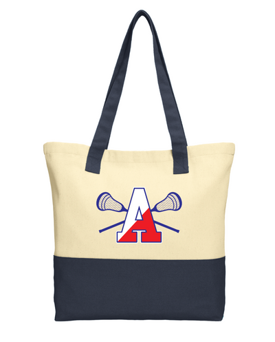 Ashland Youth Lacrosse - Colorblock Cotton Tote (BG414)