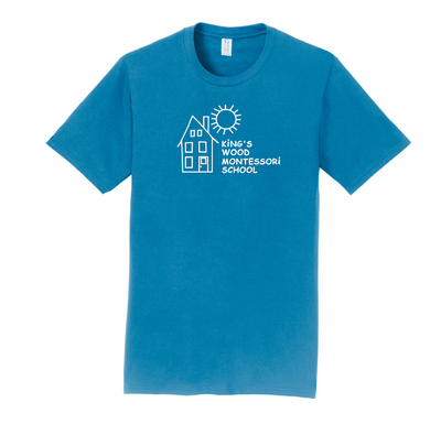 Camiseta unisex para adultos King's Wood Montessori (PC450)