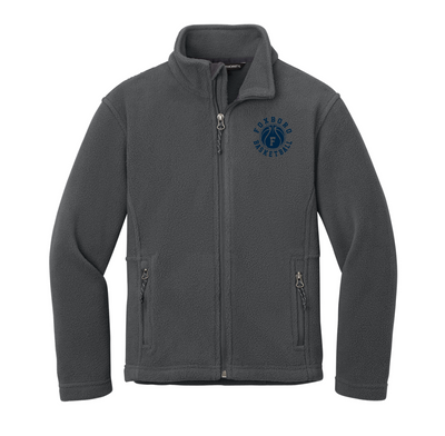 Chaqueta polar unisex juvenil de Foxboro Youth Basketball (Y217)