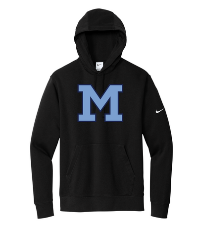 Sudadera con capucha y logo Nike Club Fleece Sleeve del equipo Bishop Fenwick XC (NKDR1499)
