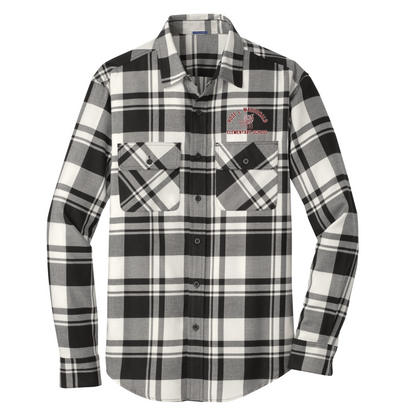 Escuela Primaria Rose L. MacDonald - Camisa de franela a cuadros para hombre (W668)