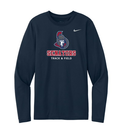 Mahar Track & Field - Camiseta de manga larga Nike Team rLegend (NKHQ4550)