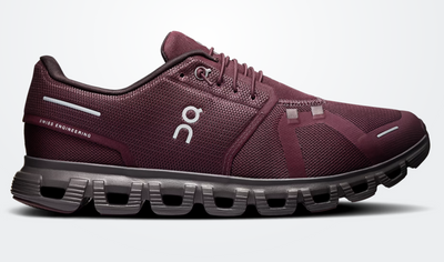 ON Men's Cloud 6 - Mulberry Pebble