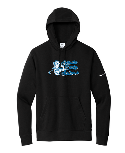 Sudadera con capucha y logo Nike Club Fleece Sleeve del equipo Bishop Fenwick XC (NKDR1499)