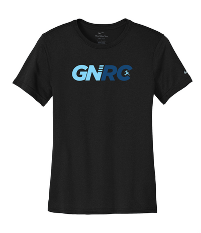 Maratón de la Antártida - Camiseta Nike Team rLegend para hombre, Negra (NKDX8734)